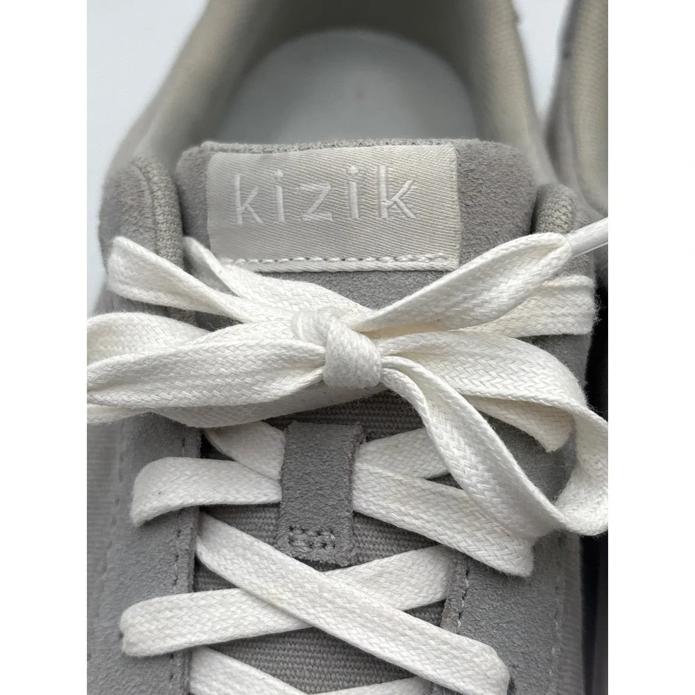 Kizik‎ Prague Comfortable Canvas & Suede Slip On Sneakers, Sz 8M/9.5 W